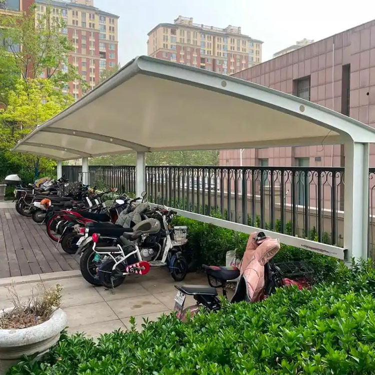 上栗县膜结构电动车棚